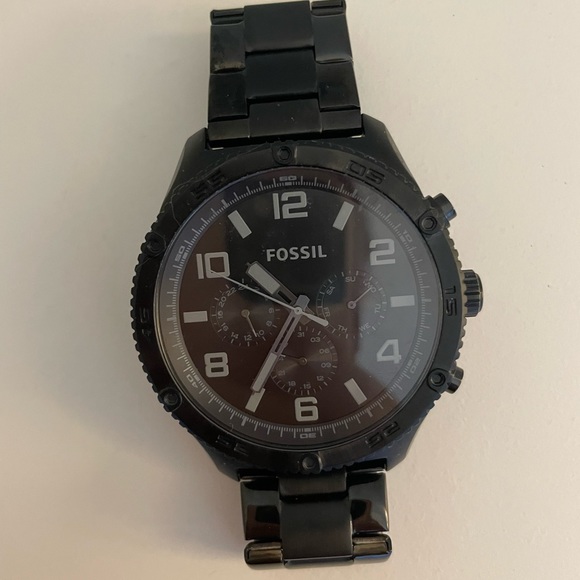 Men's Fossil personalized Watch “I will love you till the end of time”